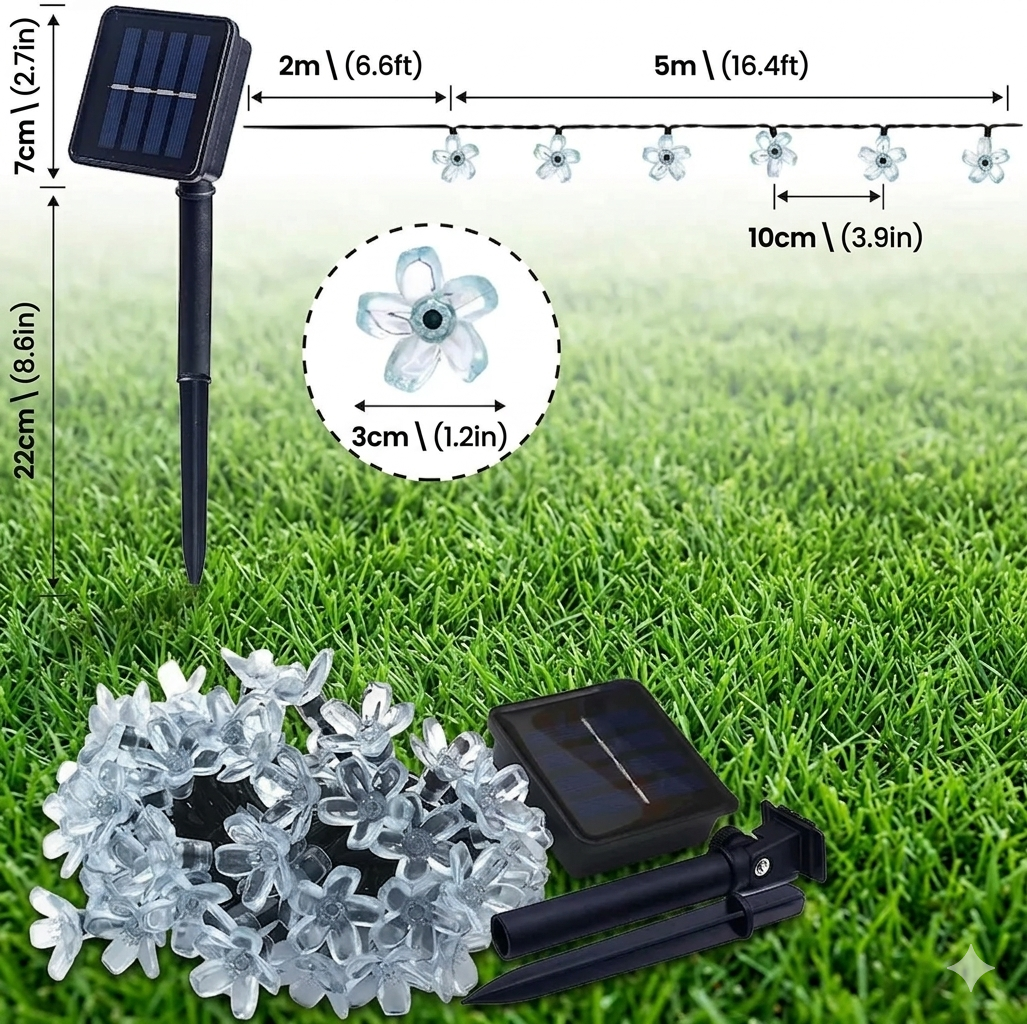 Guirnalda LED Solar