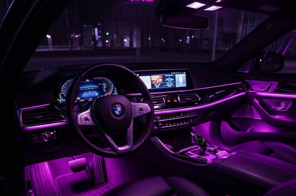 Luces LED RGB para coche