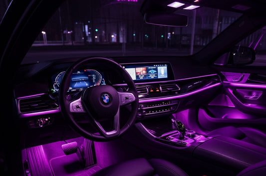 Luces LED RGB para coche