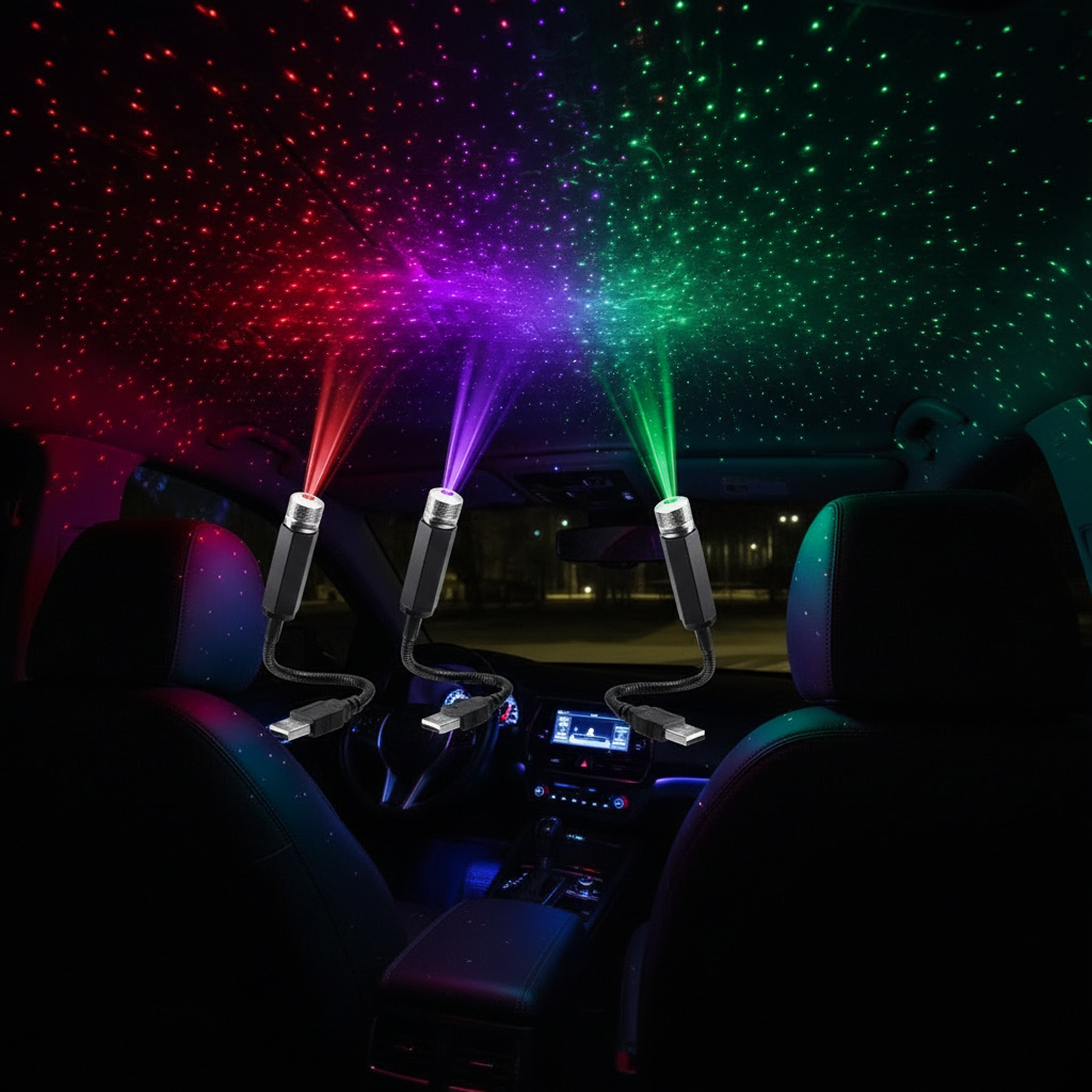 Luz LED Estrellas para Coche