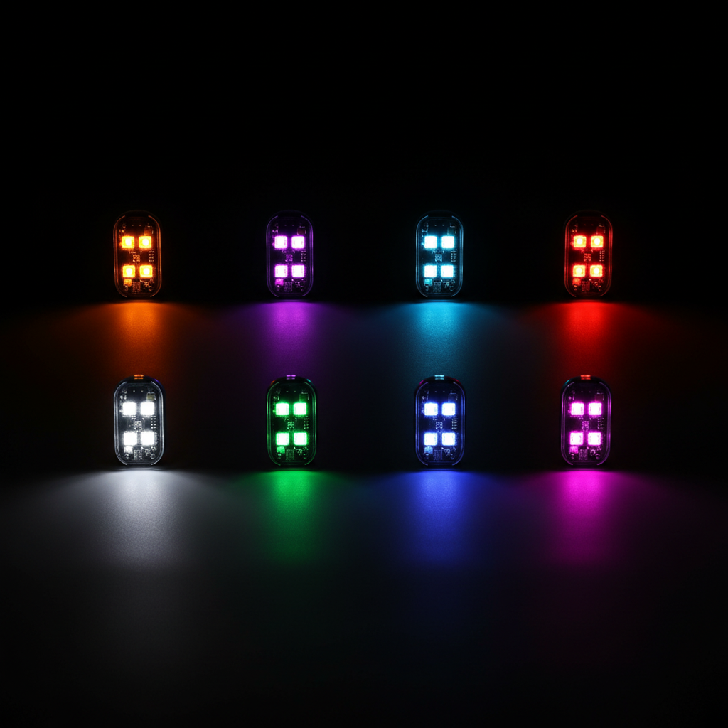 Luces LED RGB para coche