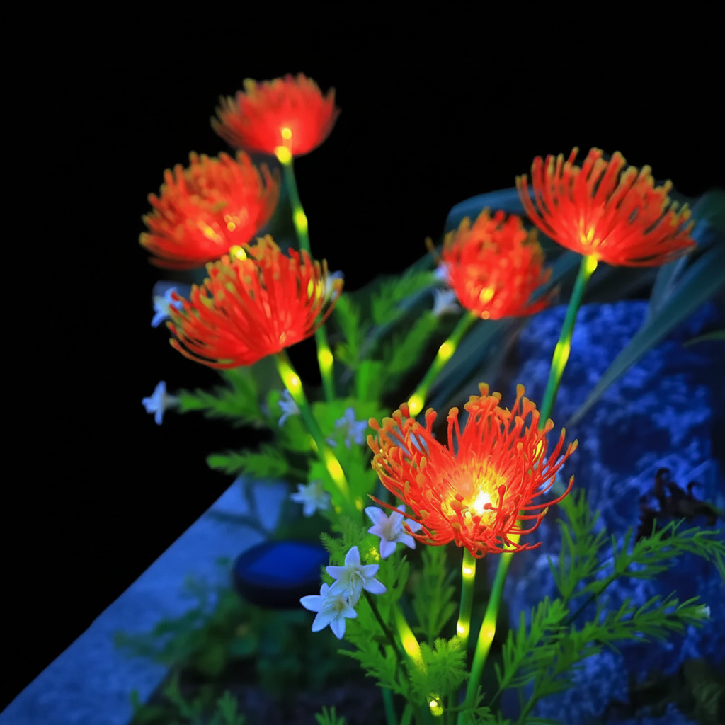 Flores Solares LED Decorativas