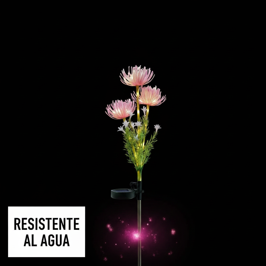 Flores Solares LED Decorativas